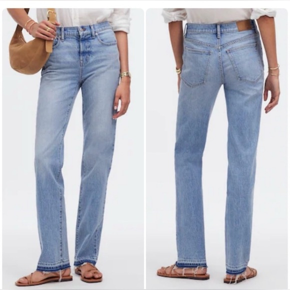 Madewell Denim - Madewell Womens Light Blue The '90s Straight Mid-Rise Barbosa wash Jean Size 24